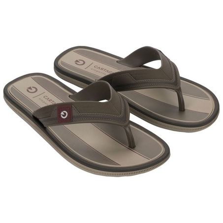 CHINELO GRENDENE BT491 42 MAIORCA III DEDO BEGE / MARROM