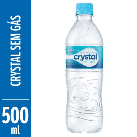 Agua mineral crystal sem gás 500ml