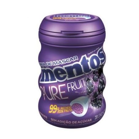 Chicle mentos p.fresh 56gr uva