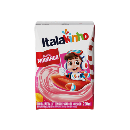 BEBIDA LÁCTEA ITALAKINHO MORANGO UHT 200ML