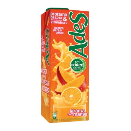 BEBIDA ADES FRUTA LARANJA COM MANGA TP 1L