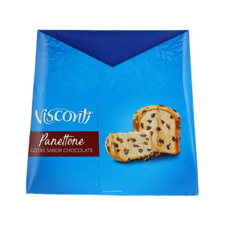 Panettone Visconti Chocolate Caixa 400gr 360-3