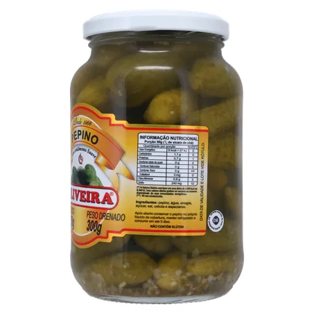 PEPINO OLIVEIRA VD -300G TRADICIONAL 360-6