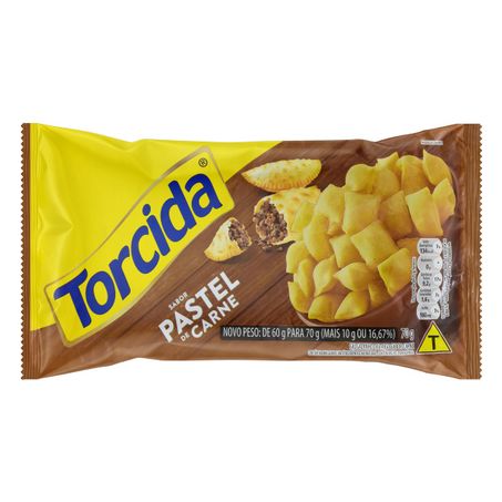 SALGADINHO DE TRIGO PASTEL DE CARNE TORCIDA