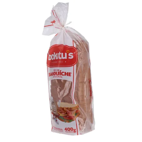 Pão bokitus sanduiche integral 400g 360-3