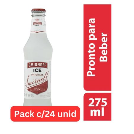 BEB.MISTA SMIRNOFF ICE 275ML LONG NECK CX 24.0