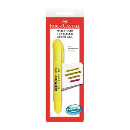 DESTACA TEXTO FABER CASTELL GEL AMAR C/1