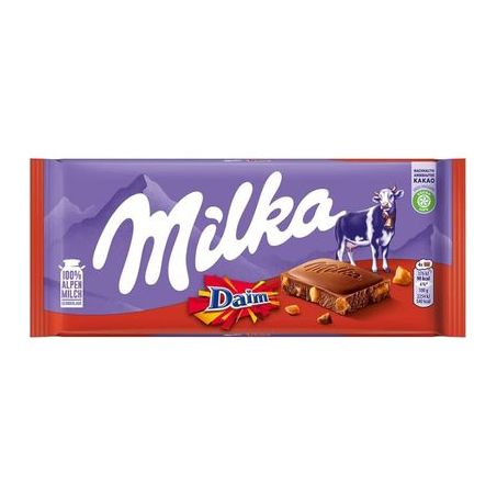 Chocolate Milka 100g Daim Ao Leite