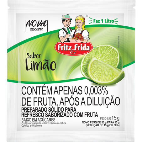 Refresco fritz & frida 15g limao