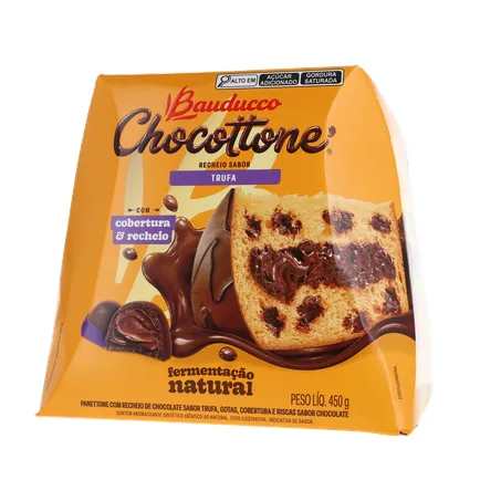 PANETTONE BAUDUCCO CHOCOTTONE TRUFA 500G 360-1