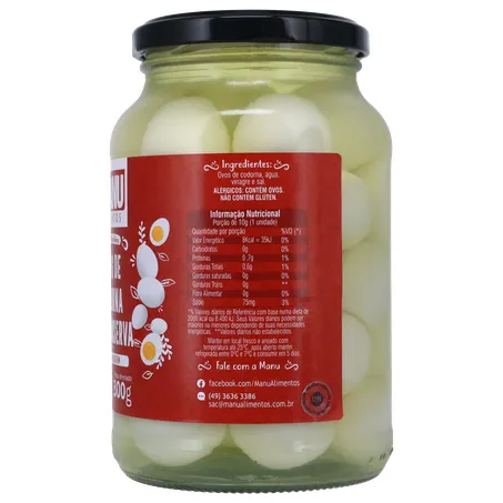 Ovos de codorna manu 300g 360-7