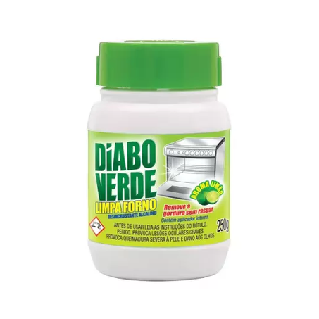 LIMPA FORNO DIABO VERDE 250G GEL LIMAO 