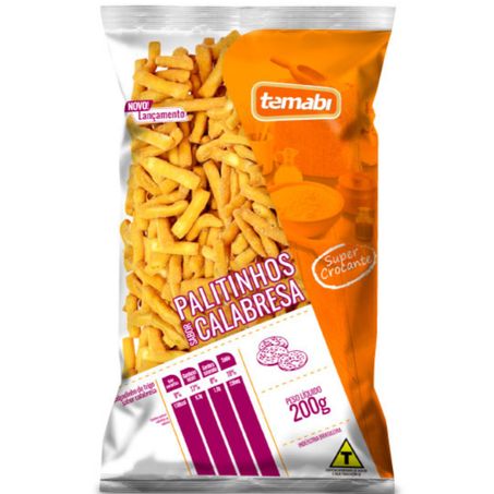 Biscoito palitinhos temabi 200g calabresa