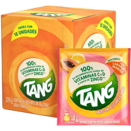 Refresco em po tang pcc/18x18g laranja mamao
