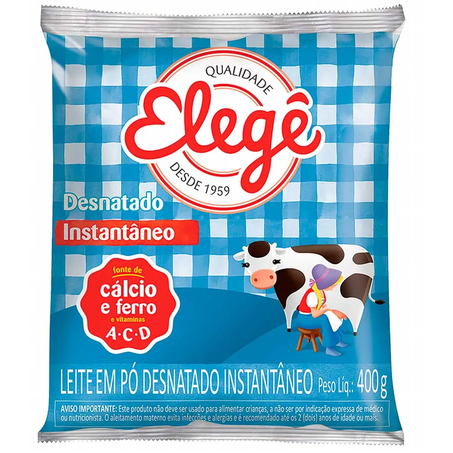 LEITE EM PÓ ELEGE DESNATADO SC 400G 360-1