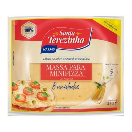 Massa Santa Terezinha Pizza c/8 250g