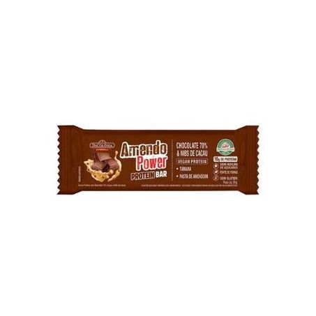 Barra Proteína Dacolônia Chocolate 70% Nibs Cacau 50g