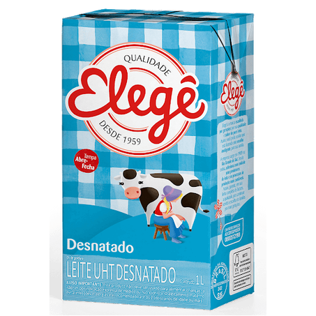 LEITE ELEGÊ DESNATADO 0%GORD 1L 360-1