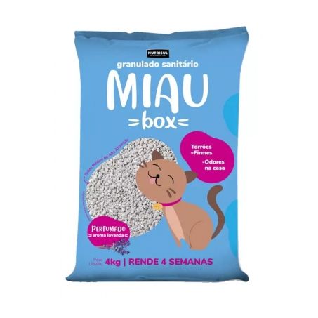 GRANULADO SANIT MIAU 4KG LAVANDA