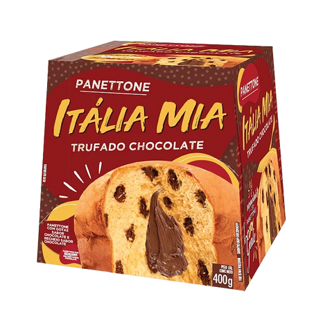Panettone italia mia chocolate trufado 400g