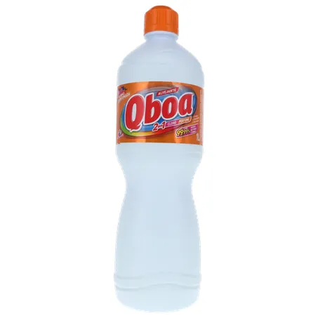 Alvejante Uso Geral Qboa com Cloro Floral Frasco 1lt 360-0