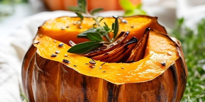 abobora-no-forno-com-mel-e-canela