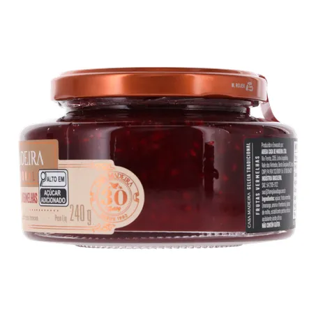 Geléia Casa Madeira Tradicional Frutas Vermelhas 240g 360-8