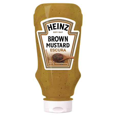 Mostarda escura heinz 235g