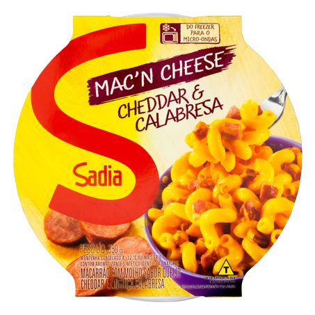 MAC'N CHEESE CHEDDAR & CALABRESA SADIA