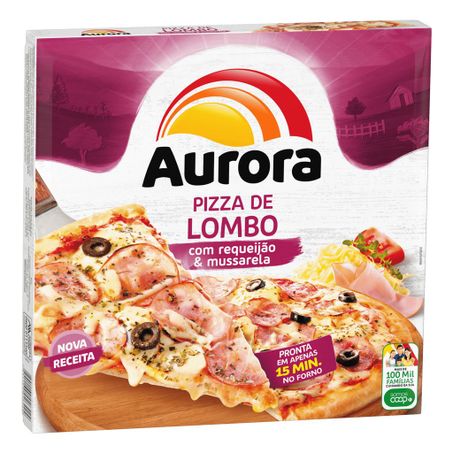 PIZZA DE LOMBO COM REQUEIJÃO E MUSSARELA AURORA