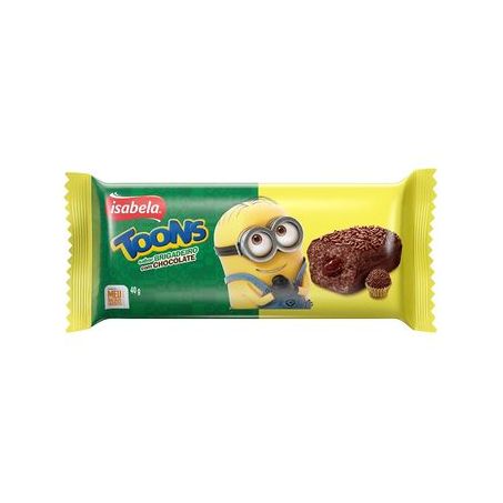 BOLO ISABELA 40GR TOONS BRIGADEIRO CHOC