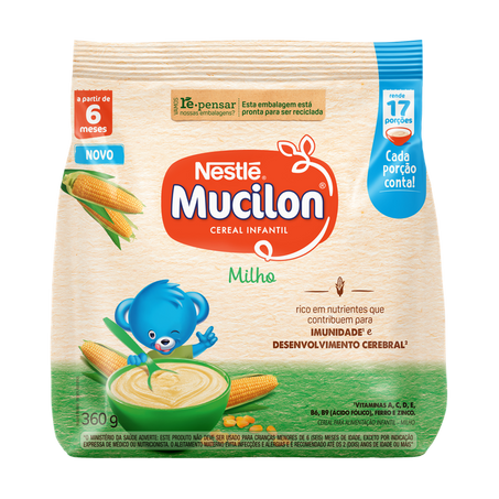 Mucilon milho sache 360g