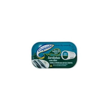 SARDINHA COQUEIRO COM OLEO 125G