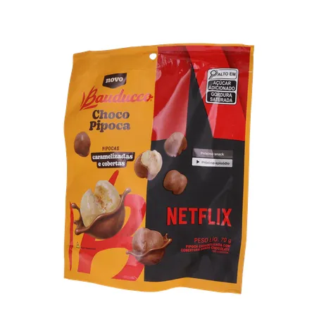Pipoca Doce Bauducco Cobertura De Chocolate 70g 360-2