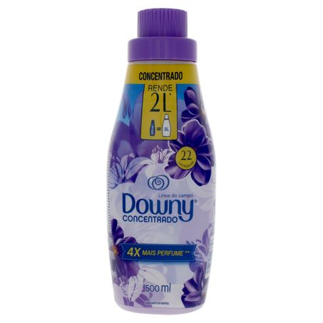 Amaciante de roupa concentrado lírios do campo downy 500ml