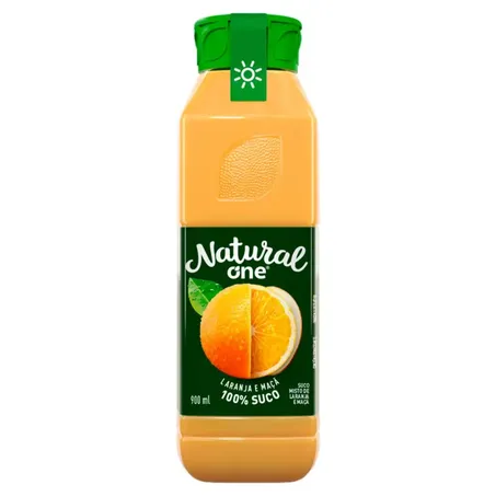SUCO ONE AMBIENTE LARANJA/MACA 900ML