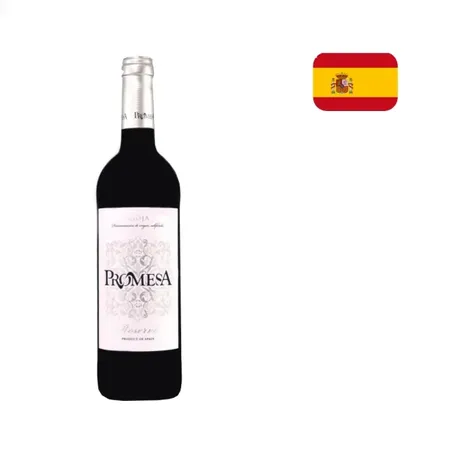 Vinho tempranillo reserva promesa fino t