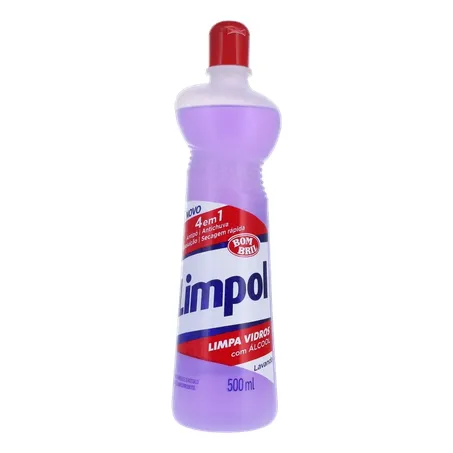 Limpa Vidros Limpol com Álcool Squeeze 500ml 360-1