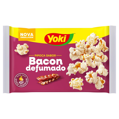 Milho de Pipoca para Micro-ondas Yoki 100g - Bacon