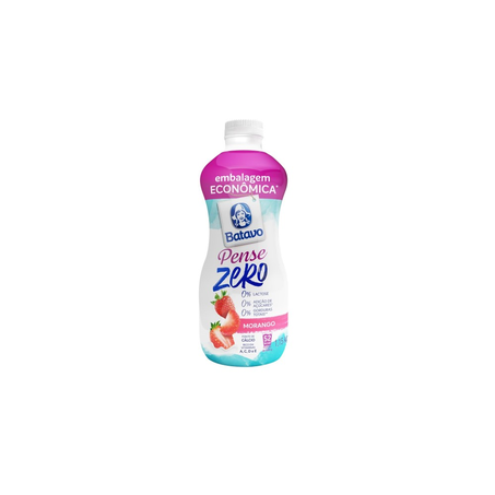 Iogurte de Morango Pense Zero Batavo Garrafa 1,15Kg
