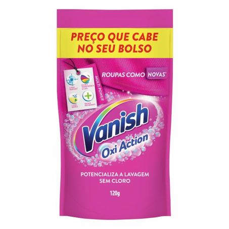 Alvejante Vanish 120g Oxi Action Pink