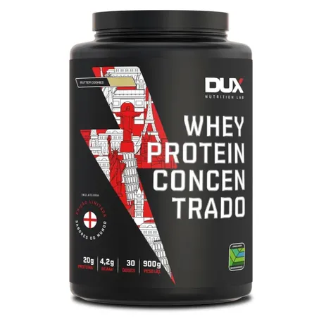Whey Concentrado Butter Cookies Dux 900g