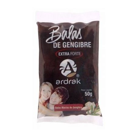 BALAS DE GENGIBRE ARDRAK 50G FORTE