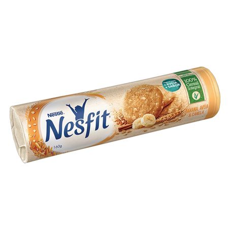 BISCOITO INTEGRAL BANANA, AVEIA & CANELA NESTLÉ NESFIT