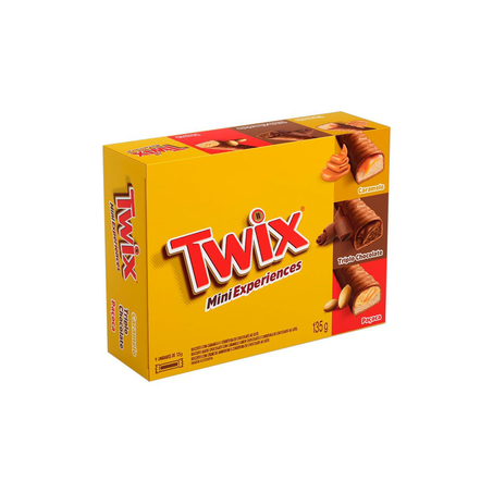 Chocolate Twix Sortidos Paçoca, Caramelo e Triplo Chocolate 135G