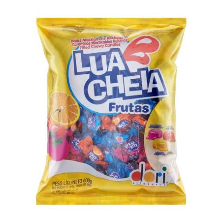 Bala dori lua cheia frutas 600g