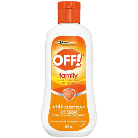 Loção Repelente de Insetos Off! Family Squeeze 100ml