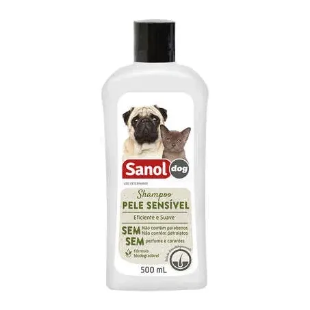 SHAMPOO SANOL DOG PELE SENSIVEL 500ML