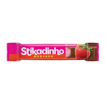 Barra stikadinho morango 12,3g