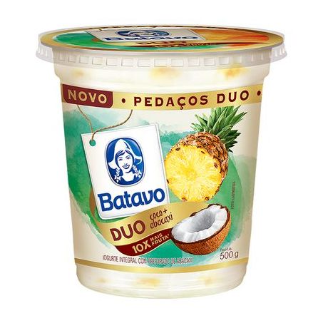 Iogurte batavo coco/abacaxi 500gr